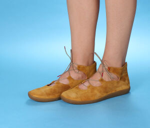 Think Schnürschuhe gelb Nature caramel 950-3010 - NTR 45 Gr.39