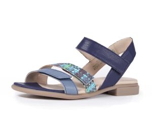 Think Sandaletten blau Kamaa indigo/kombi 1182-8000 - KMA 35 Gr.42