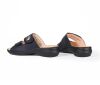 Think Pantoletten blau Camilla navy 76-8000 - AML 46 Gr.39