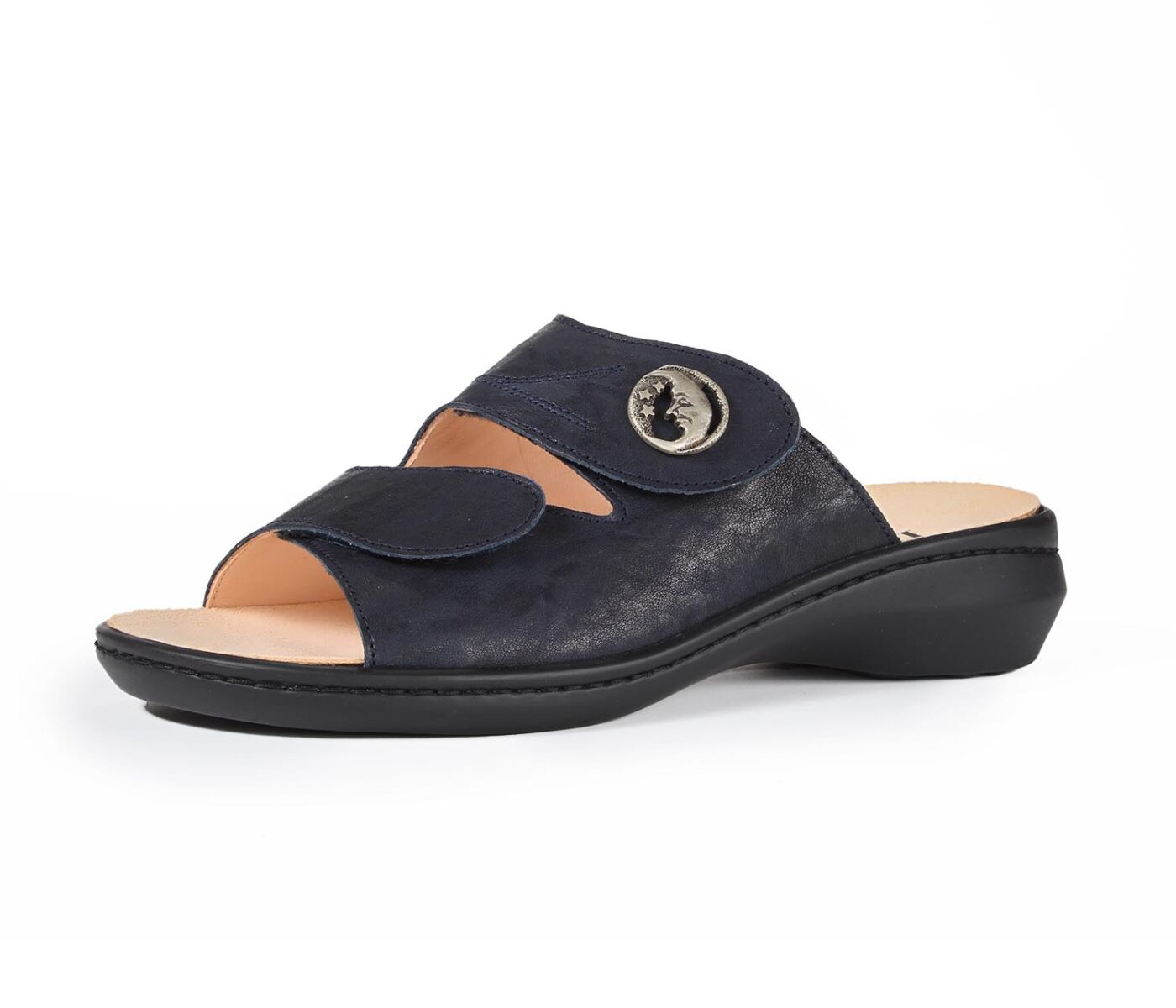 Think Pantoletten blau Camilla navy 76-8000 - AML 46 Gr.40
