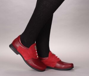 Think Slipper rot Pensa Damen melograno/kombi 266-5040 - PN 166 - PN 166 Gr.42
