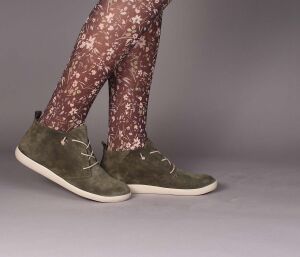 Think Schnürschuhe oliv Nature olive/kombi 972-7000 - NTR 64