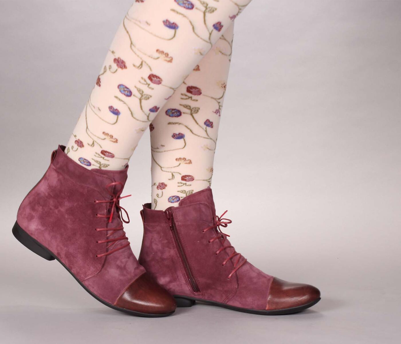 Think Stiefeletten purpur Guad-2 merlot/kombi 501-5010 GUD