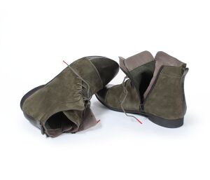 Think Stiefeletten oliv Guad-2 olive/kombi 501-7000 - GUD 843