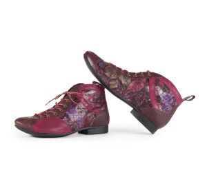 Think Schnürschuhe wein-rot Guad-2 vino/kombi...