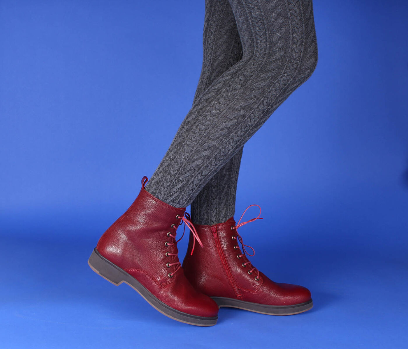 Think Stiefeletten rot Cogita melograno 406-5030 - GTA 61 Gr.39