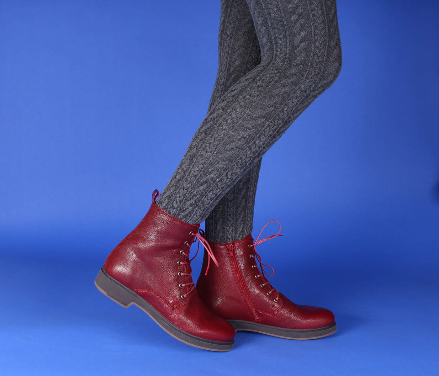 Think Stiefeletten rot Cogita melograno 406-5030 - GTA 61 Gr.40,5