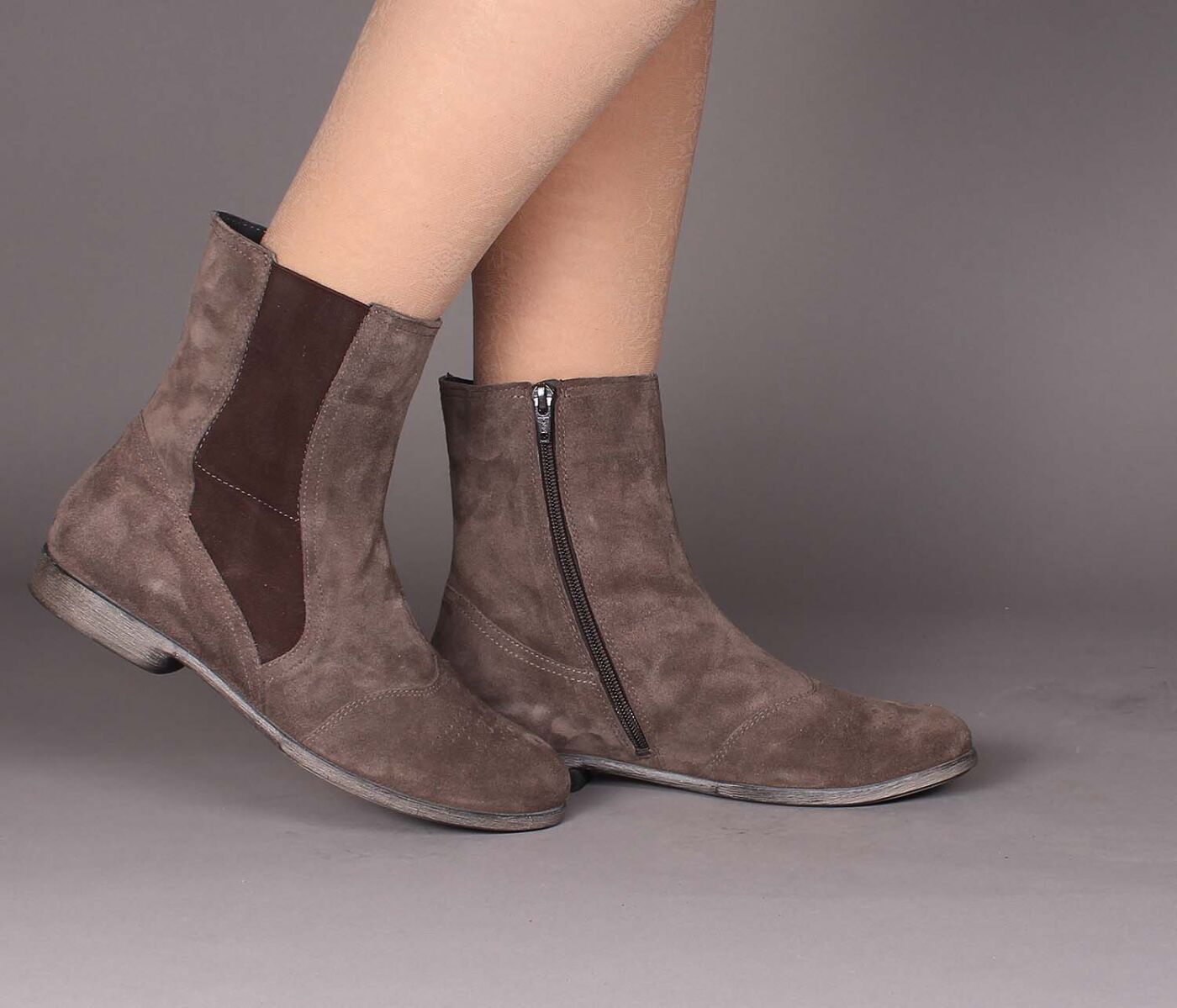 Think Stiefeletten taupe Agrat pepper 977-2000 - AGR 133 Gr.42