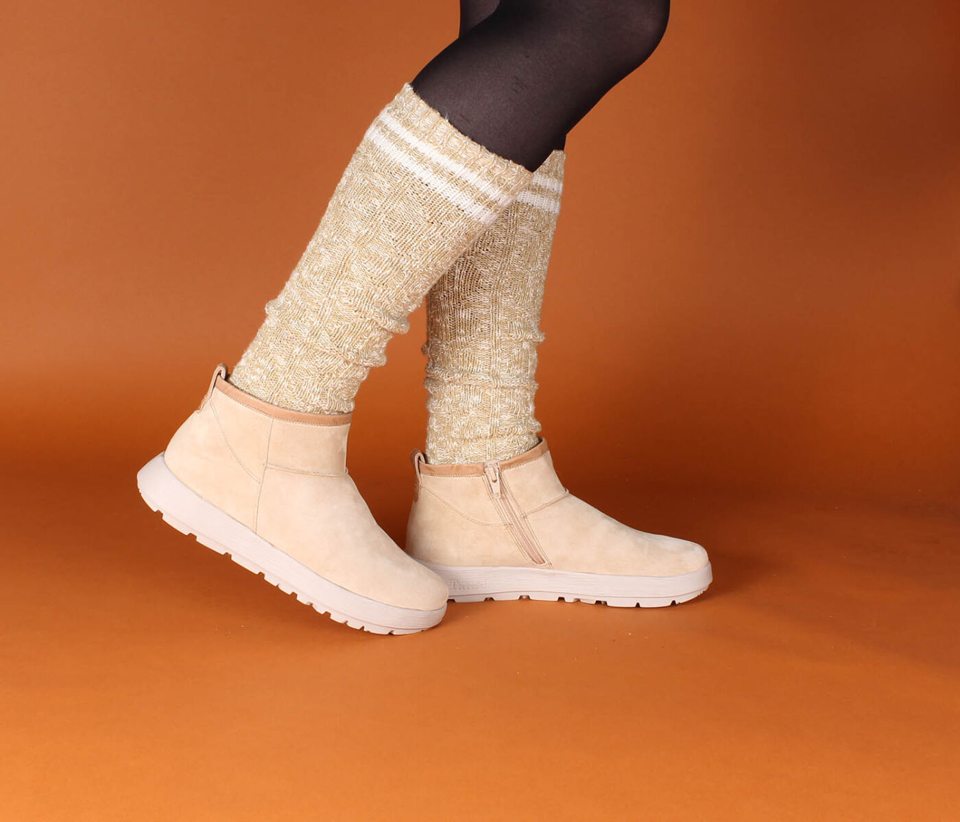 Think Booties beige Comoda iced coffee/kombi 1084-4000 - MDA 251 Gr.40