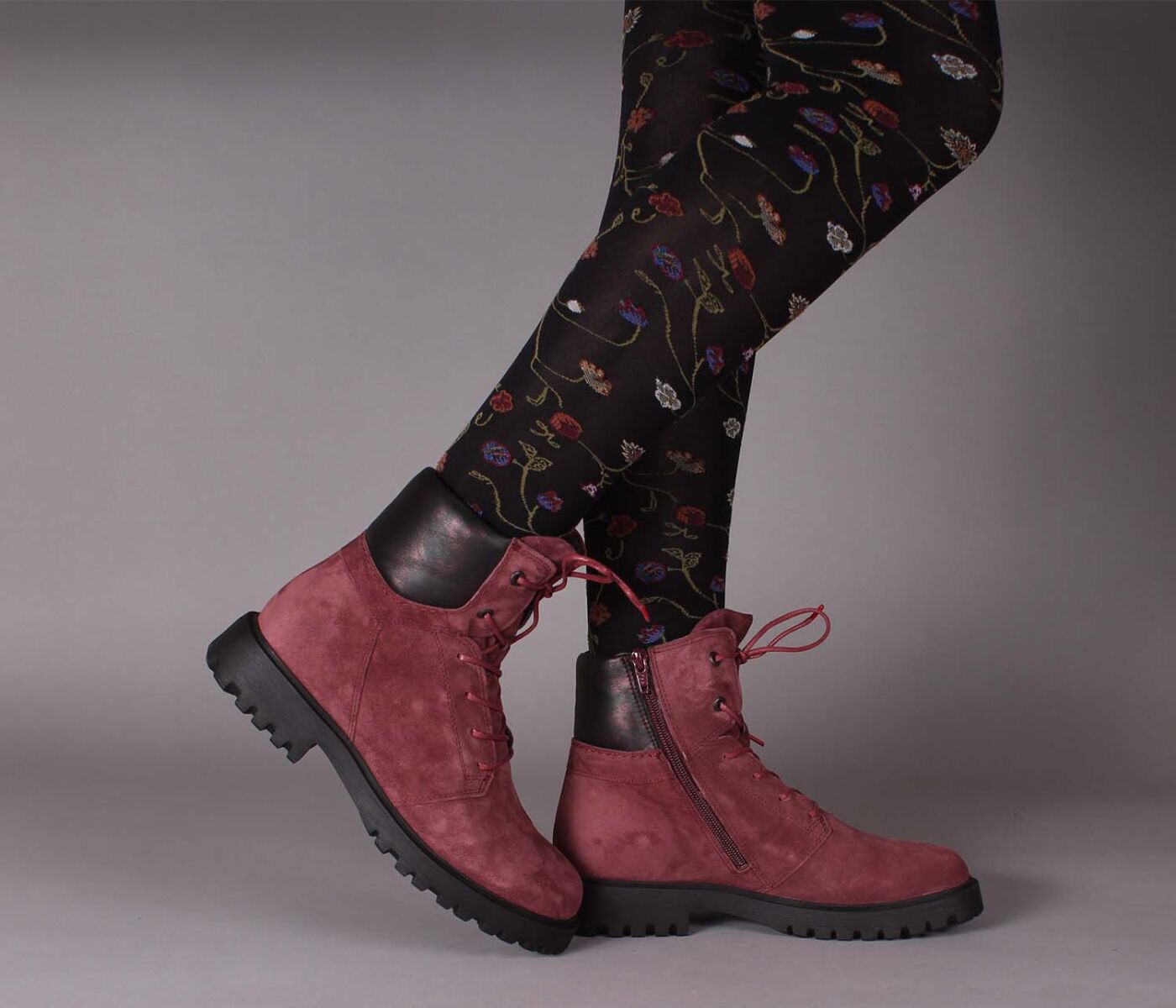 Think Boots rot Trento merlot/kombi 1215-5000 - TRN 13 Gr.41