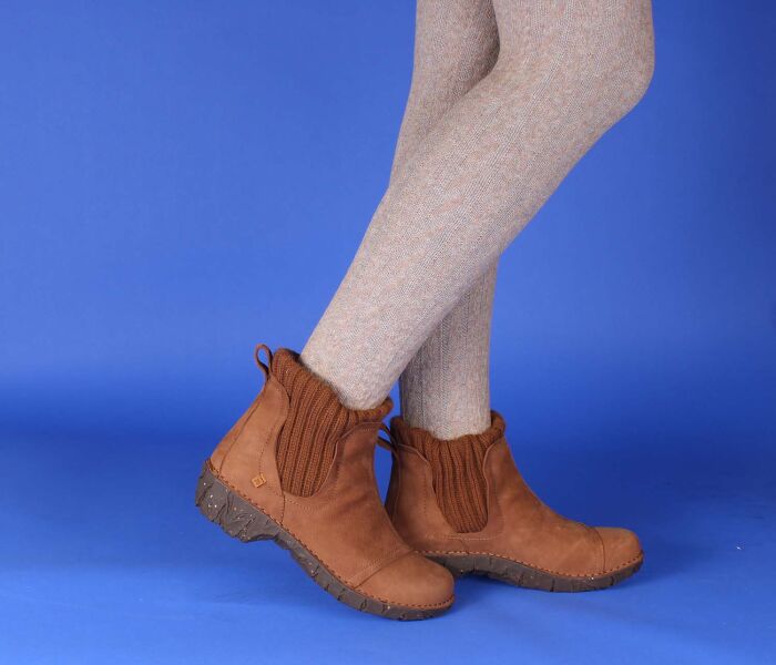 El Naturalista Booties Yggdrasil wood NE23 braun - NRL 319