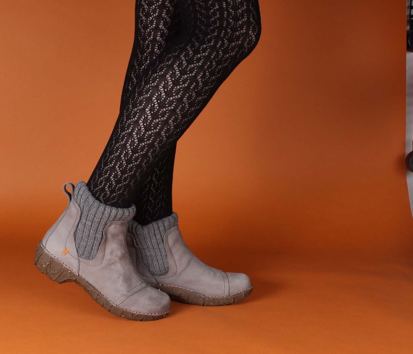 El Naturalista Booties Yggdrasil grey NE23 grau Gr.39