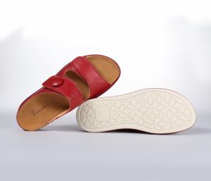 Think Pantoletten rot Meggie rosso 447-5040 - MEG 107