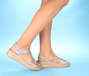 Think Sandaletten beige Meggie taupe 586-3000 - MEG 105