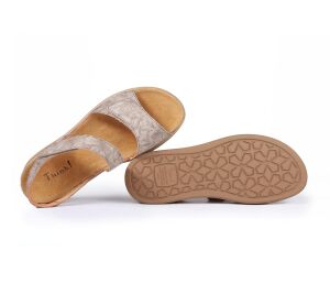 Think Sandaletten beige Meggie taupe 586-3000 - MEG 105