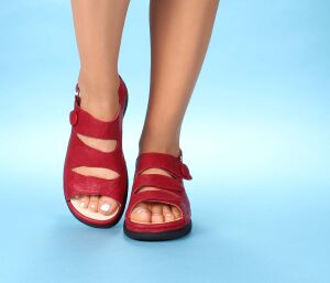 Think Sandaletten rot Cambio fragola 587-5100 - AMB 301