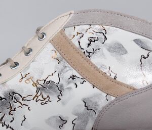 Think Schnürschuhe beige Guad-2 bianco/kombi 618-1010 - GUD 861