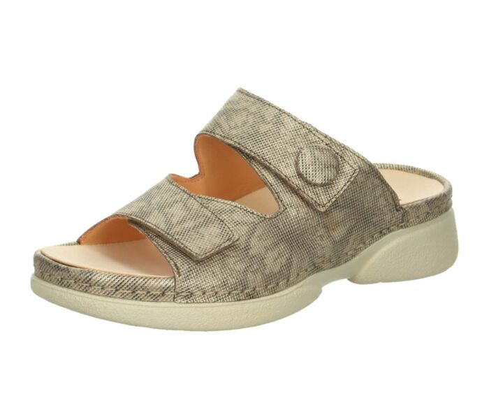 Think Pantoletten beige Cambio taupe 765-3010 - AMB 303