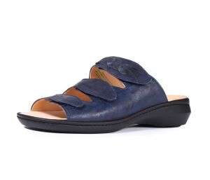 Think Pantoletten blau Camilla indigo/kombi 1050-8010 -...