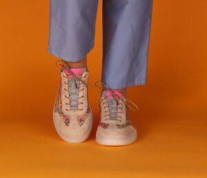 Think Sneaker bunt Turna iced coffee/kombi 1104-4010 -...