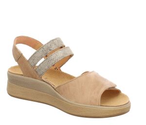 Think Sandaletten beige Meggie linen/kombi 1187-4010 -...
