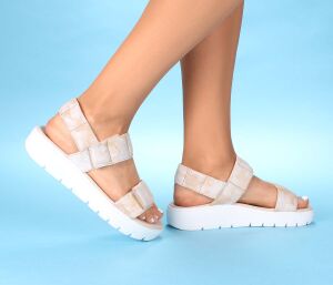Think Sandaletten beige Sing iced coffee 1277-4000 - SNG 20