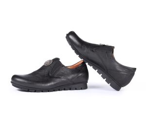 Think Slipper schwarz Menscha schwarz 1361-0000 - MNA 157