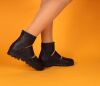 Lofina Stiefeletten schwarz 7961 Birte gasoline-nero - LOF 121 Gr.38