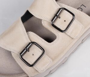 Lofina Pantoletten grau 1E240 Lene london-magnolia - LOF 118 Gr.38