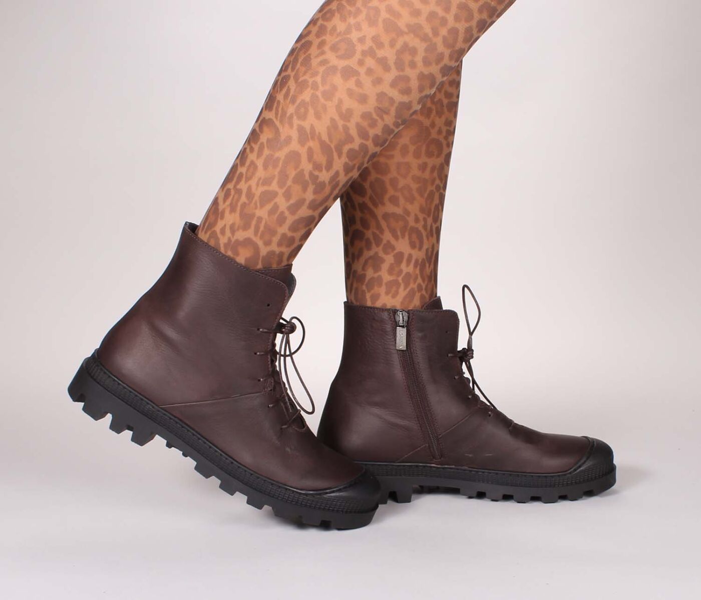Lofina Stiefeletten braun 4363 Birte gasoline-choco - LOF 116 Gr.40