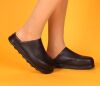 Lofina Clogs schwarz 7074 Lene gasoline-nero - LOF 122 Gr.41