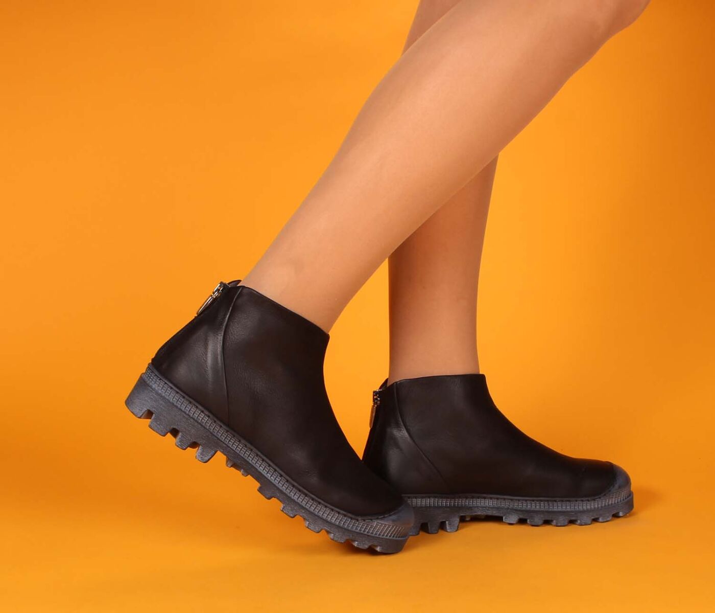 Lofina Stiefeletten schwarz 6470 Birte gasoline-nero - LOF 130 Gr.40