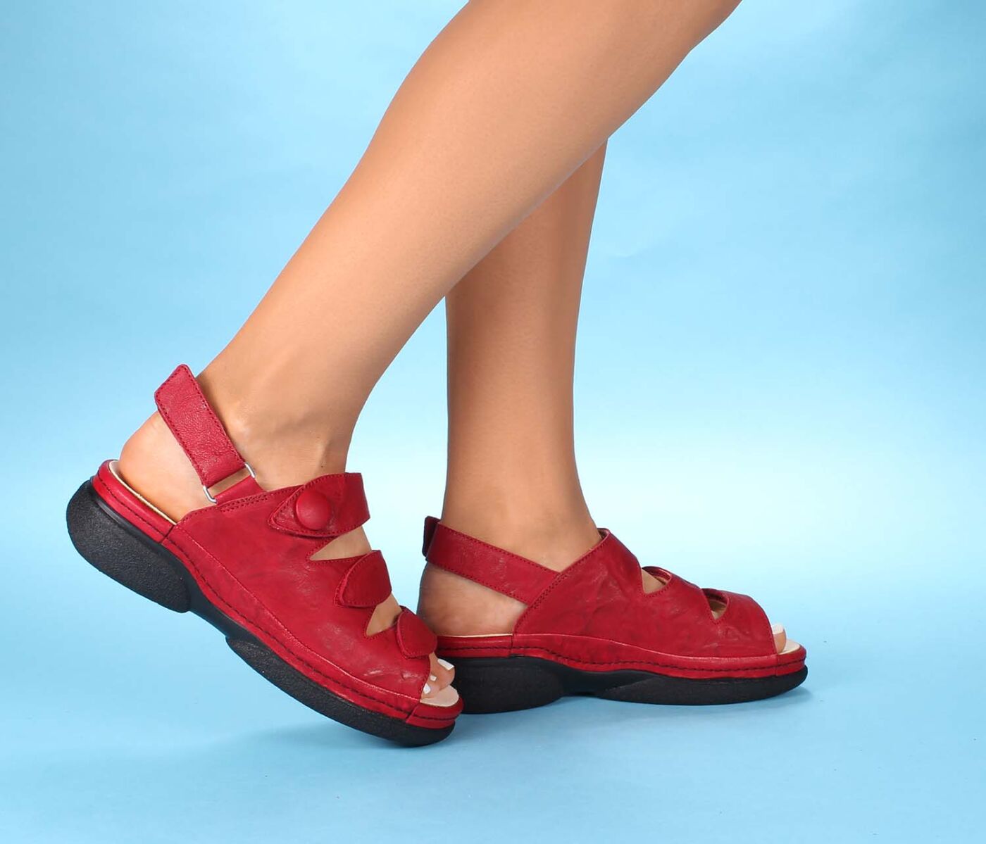 Think Sandaletten rot Cambio fragola 587-5100 - AMB 301 Gr.38