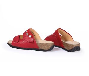 Think Pantoletten rot Mizzi fragola/kombi 202-5030 - MZZ 393