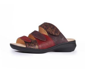 Think Pantoletten rot Camilla rosso/kombi 1241-5030 - AML...