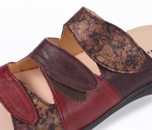 Think Pantoletten rot Camilla rosso/kombi 1241-5030 - AML...