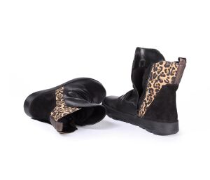 Think Boots schwarz Comoda schwarz/kombi 1381-0010 - MDA 288