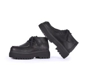 Lofina Schnürschuhe schwarz 6063 Alea gasoline-nero...