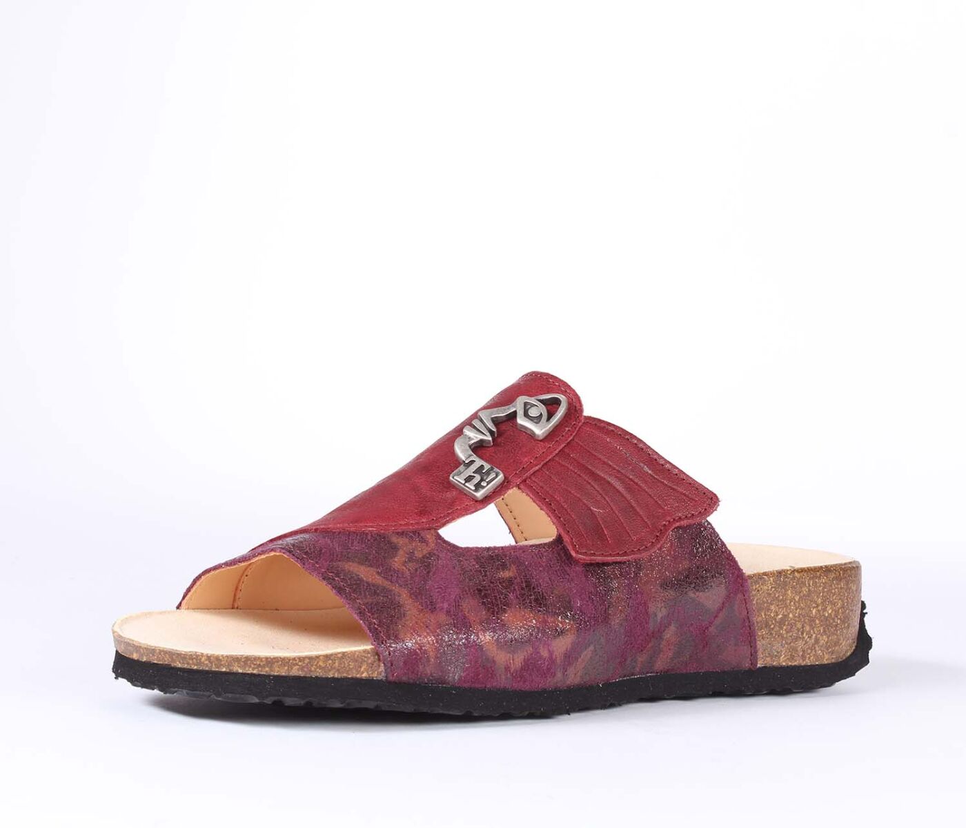 Think Pantoletten rot Mizzi chianti/kombi 124-5110 - MZZ 427 Gr.38